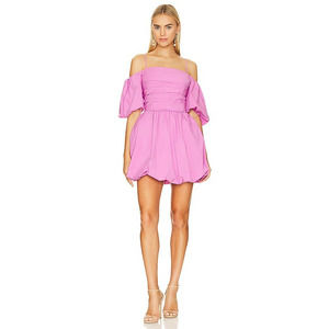 Simkhai Sanam Bubble Dress in Opera Pink 6